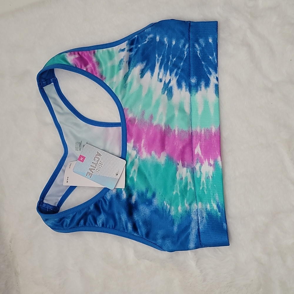 Justice Active Sports Bra Tye Dye Size 30